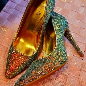 Sparkly heels